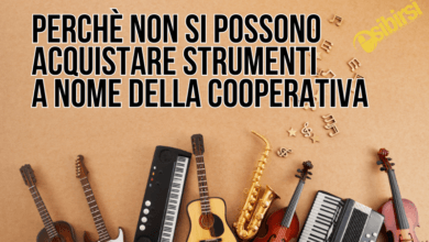 Perchè non si possono acquistare strumenti a nome della cooperativa