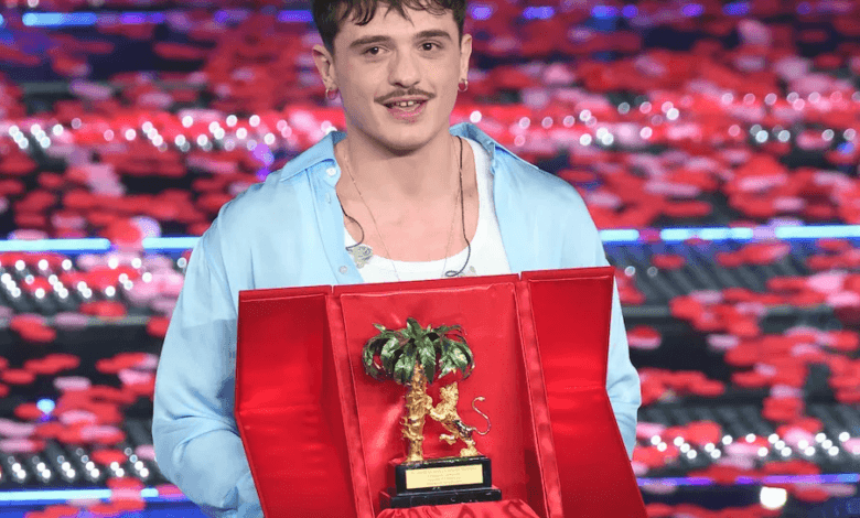 Olly Socio esibirsi vince sanremo 2025