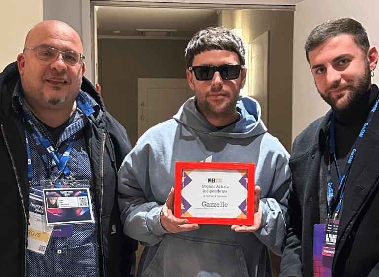 Gazzelle premiato dal MEI