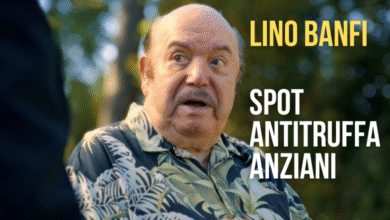 LIno Banfi testimonial della campagna anti-truffa