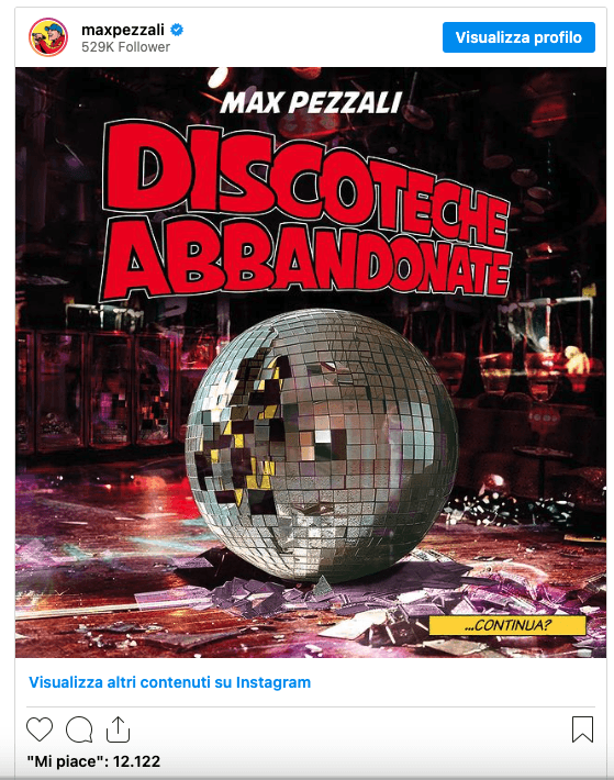 Max pezzali - Discoteche Abbandonate - Magazine Esibirsi