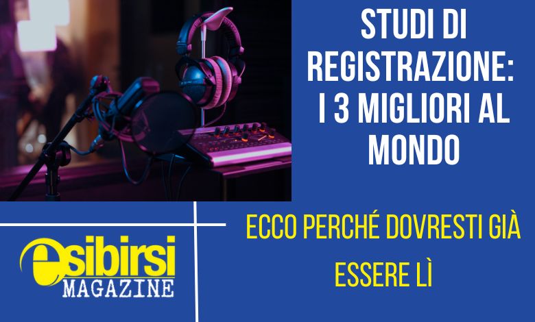 Studi di registrazione