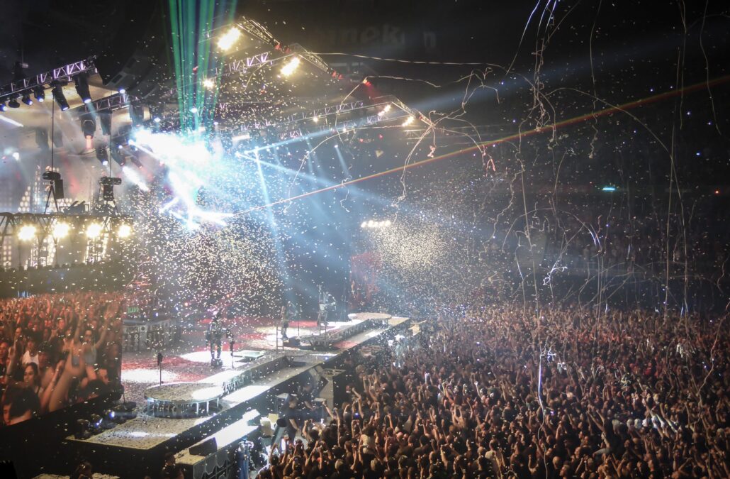 Concert at night