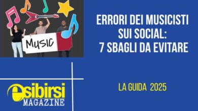 gruppo di musicisti sui social