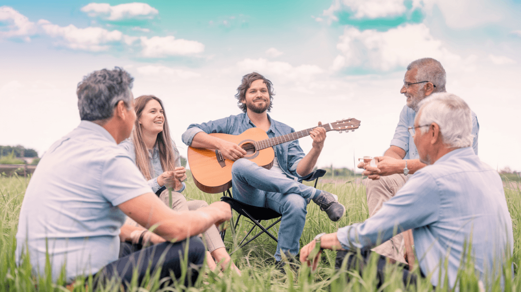 musicista in relax