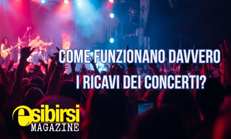 ricavi dei concerti