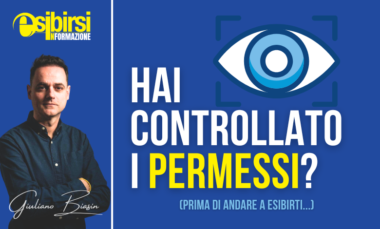 Grafica dedicata ai controlli SIAE e ai permessi per eventi musicali, con riferimento nell'articolo al caso di Latina e alle responsabilità per artisti e organizzatori